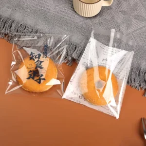 Customized Bopp/pet/pe Bags Packaging Self Adhesive Bag clear Plastic Bread Bags for Homemade Bread Reusable